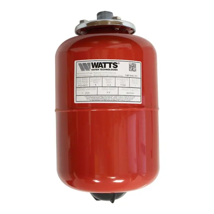 Prix Cassé Vase d‘expansion chauffage 5L - vessie interchangeable - Watts