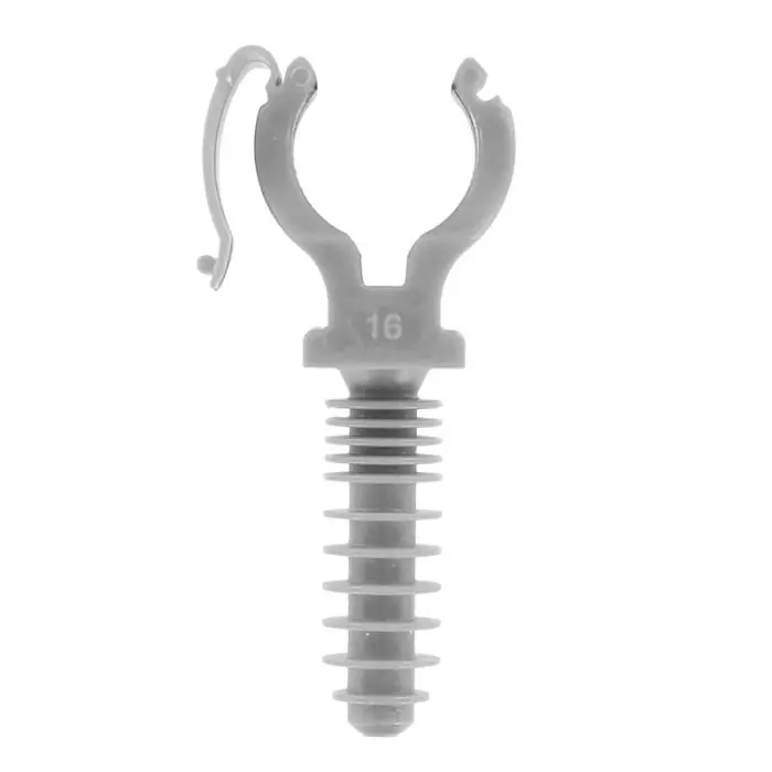 Prix Cassé 250 CLIPEO simple gris - Fixation pour tube IRL Ø20 - Ram