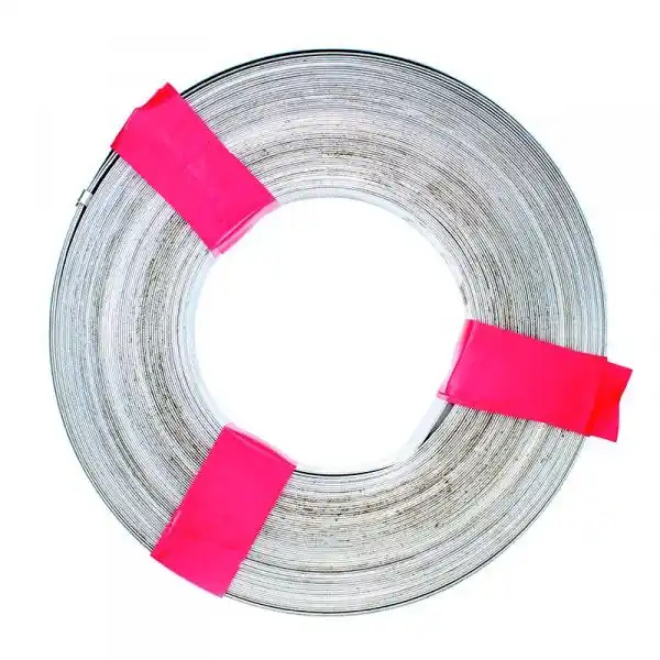 Bande acier galvanisé - largeur 17 mm x 10 m pour fixation tuyau - Ram Meilleure Vente