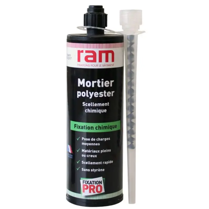 Solde Cartouche scellement chimique 170 ml + canule agrément ATE – Ram