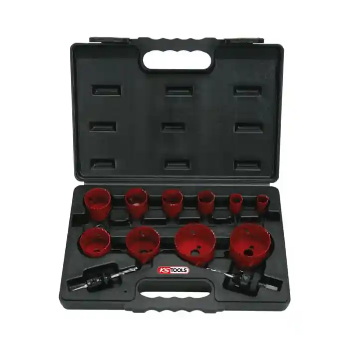 Usine Directe Coffret de 10 scies cloches, Ø19 à 67 mm KS Tools 129.5545