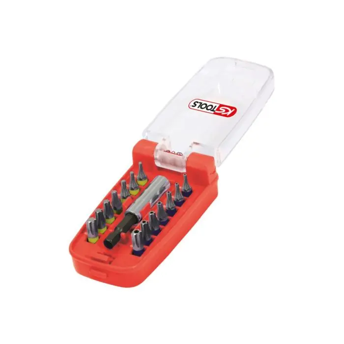 Jeu d‘embouts de vissage TORX - TORX percé à code couleur TORSIONPLUS - KS Tools Achat Immédiat