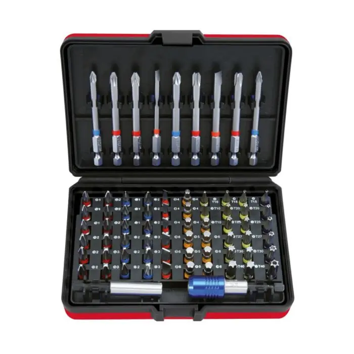 Super Prix Jeu d‘embouts de vissage à code couleur TORSIONPOWER 1/4‘‘, 71 pcs - KS Tools