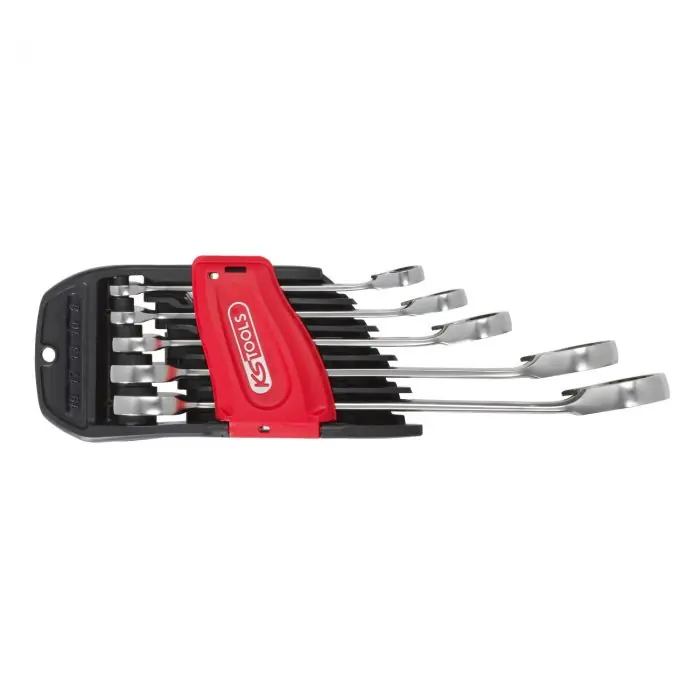 Jeu de clés mixtes à cliquet réversible GEARPLUS, 5 pcs - KS Tools Offre Limitée