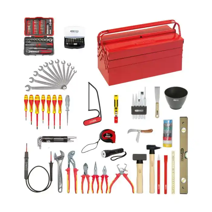 Solde Caisse à outils isolés 1000 V, 137 pcs - KS Tools