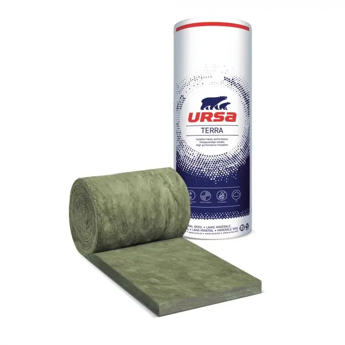 Rouleau laine de verre URSACOUSTIC TERRA nu 900mm - Ep. 45mm - 14,58m² - R 1.10 Authentique