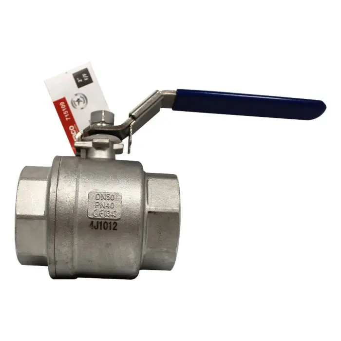 Pas Cher Vanne à sphère INOX Femelle/Femelle 2" (50/60) - PN25 - Gamme Initiale - Sferaco