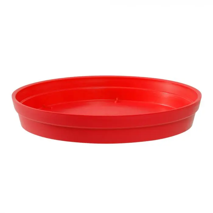 Pas Cher Soucoupe Ø18,5cm pour pot de fleur Toscane POP Ø25cm – Rouge rubis