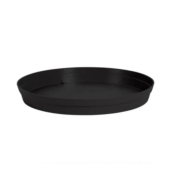 Retour Gratuit Soucoupe Ø15 cm pour pot de fleur Toscane Ø20 cm- Gris anthracite