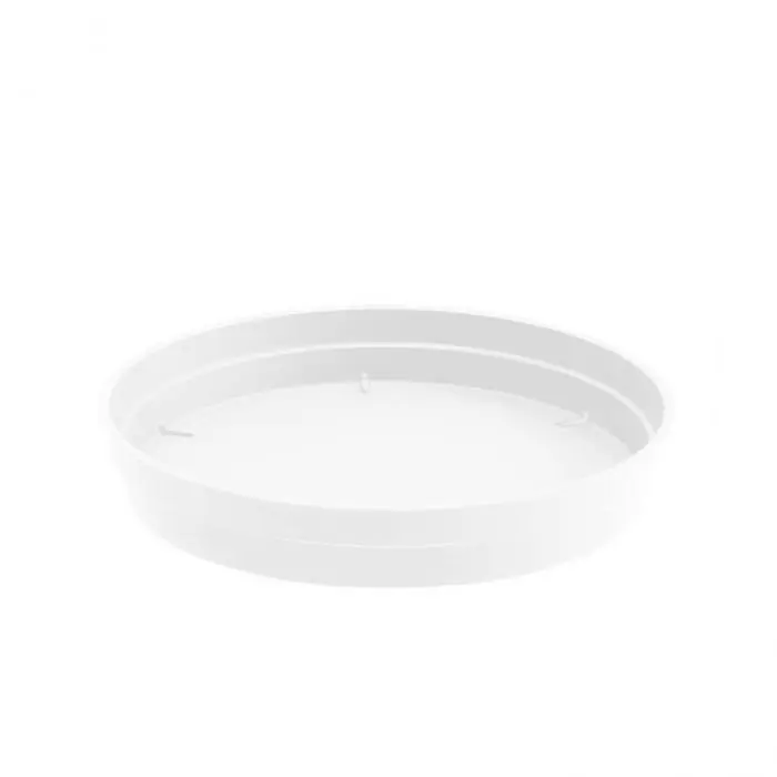 Usine Directe Soucoupe Ø15 cm pour pot de fleur Toscane Ø20 cm- Blanc