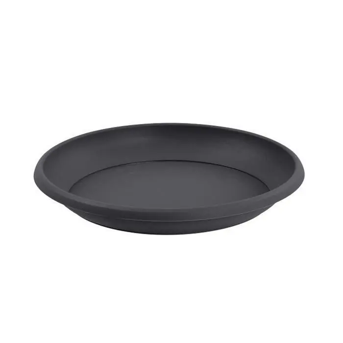 Soucoupe UNIVERSELLE Gris anthracite Ø15 cm, pour pot Ø 20 cm – EDA Vente Flash
