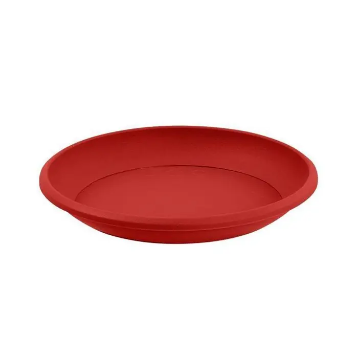 Soucoupe Ø15 cm pour pot de fleur Marina Ø18 cm – Rouge Rubis Populaire