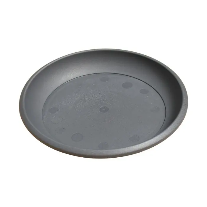 Soucoupe Ø17 cm pour pot de fleur Marina Ø20 cm – Gris anthracite Prix Choc