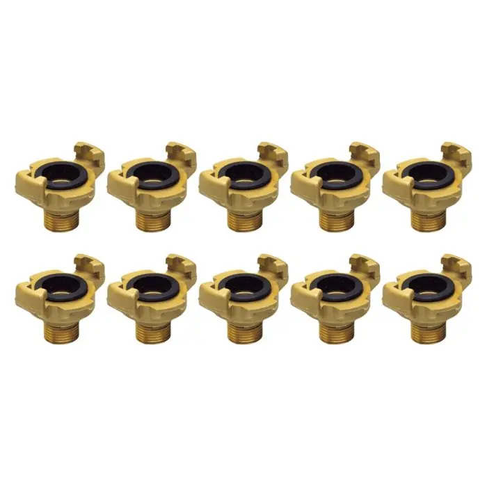 10 Raccords express laiton à visser Mâle 3/4&Prime; (20/27) avec joint NBR Bon Plan