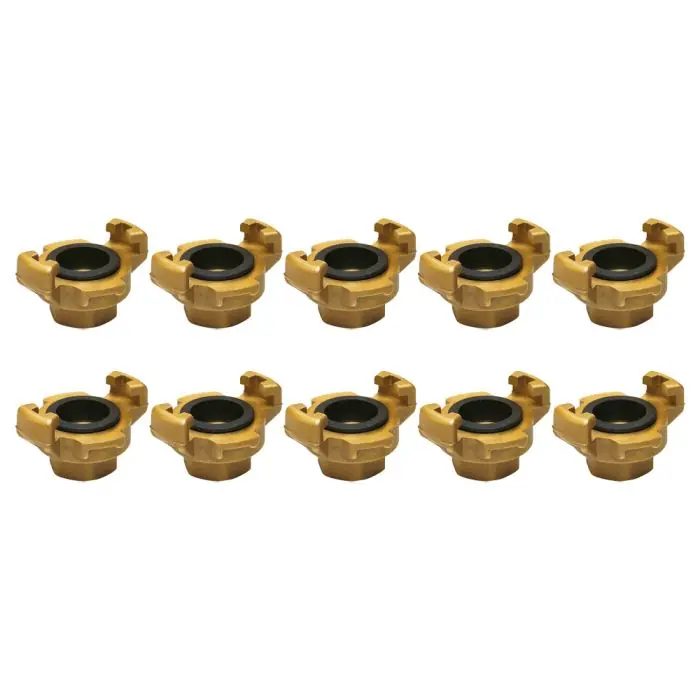 10 Raccords express laiton à visser Femelle 3/4&Prime; (20/27) avec joint NBR Nouvelle Collection