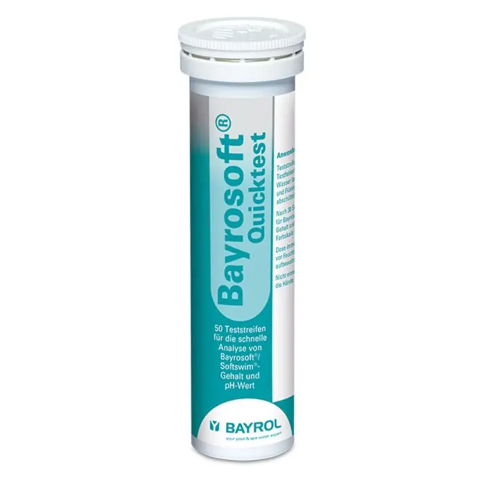 Bayrosoft Quicktest - Analyse de l‘eau piscine - Tube de 50 languettes - Bayrol Top Vente