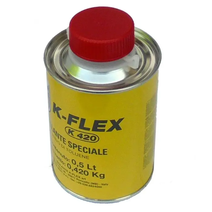 Authentique Colle pour isolant calorifuge avec pinceau 0,50 L