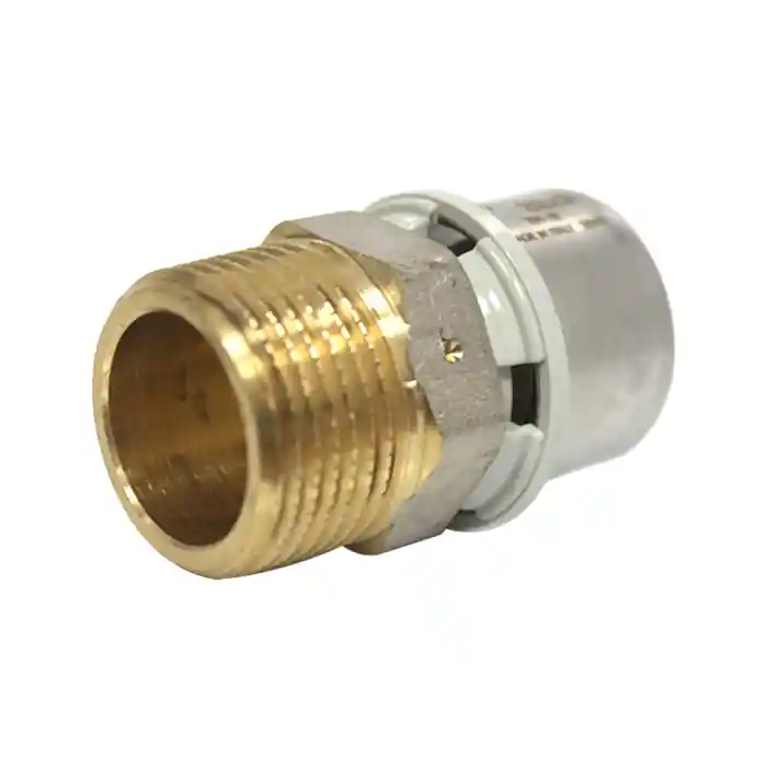 Acheter Direct Raccord multicouche à sertir TH – Droit Mâle 1&Prime; (26/34) – Ø32×3,0 – Arcanaute