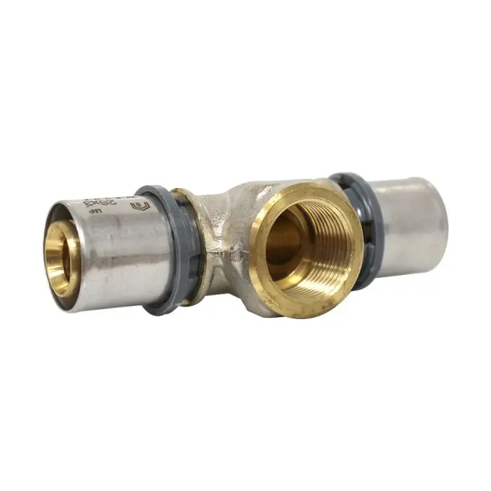 Té multicouche à sertir TH – Ø26×3,0 – Femelle 3/4&Prime; (20/27) – Ø26×3,0 – Arcanaute Must-Have