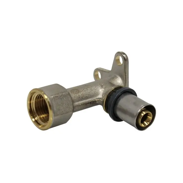 Remise Raccord multicouche à sertir TH - Coude allongé Femelle 1/2" (15/21) - Ø16x2,0 - Arcanaute