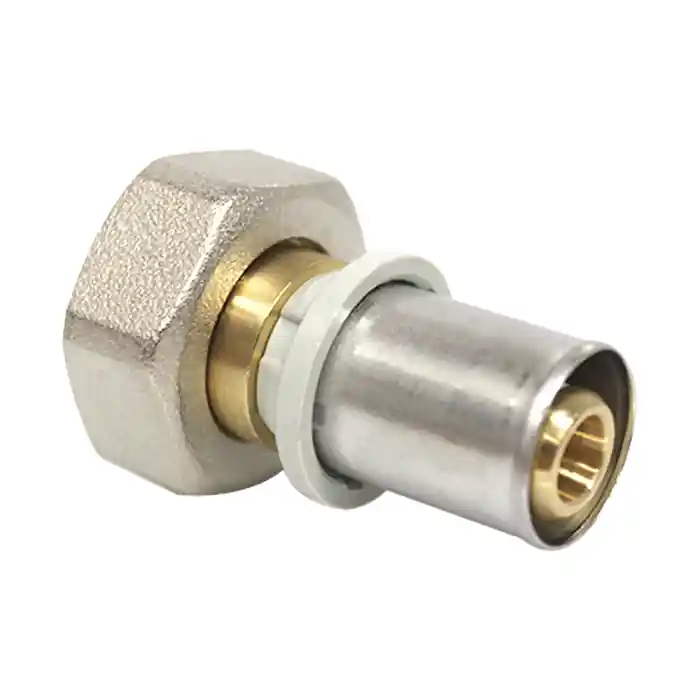 Raccord multicouche à sertir TH - Femelle écrou libre Eurocone 3/4" - Ø16x2,0 - Arcanaute Petit Prix