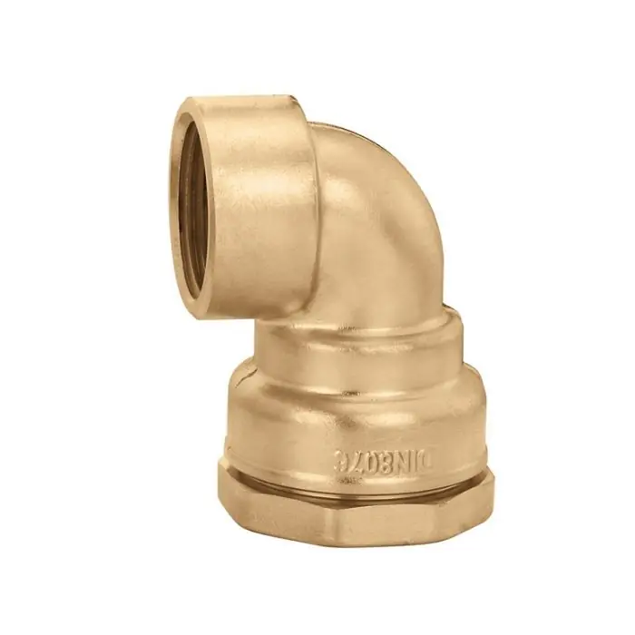 Raccord coudé femelle 1"1/2 (40/49) DECA laiton tube PE Ø50 - Sferaco Prix Choc