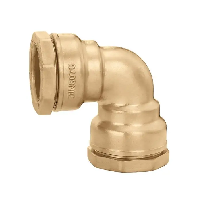 Achetez Aujourd'hui Manchon coudé 90° DECA laiton pour tube PE Ø40 - Sferaco