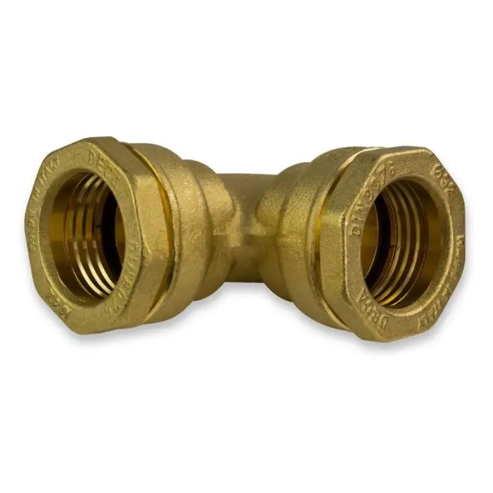 Dernière Chance Manchon coudé 90° DECA laiton pour tube PE Ø63 - Sferaco