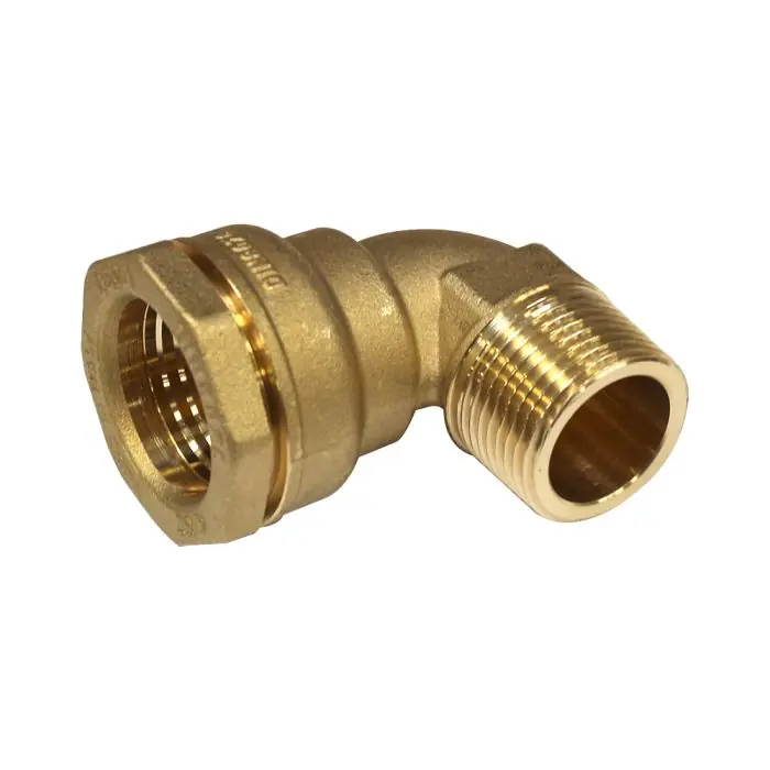 Raccord coudé mâle 1" (26/34) DECA laiton tube PE Ø32 - Sferaco Vente Flash