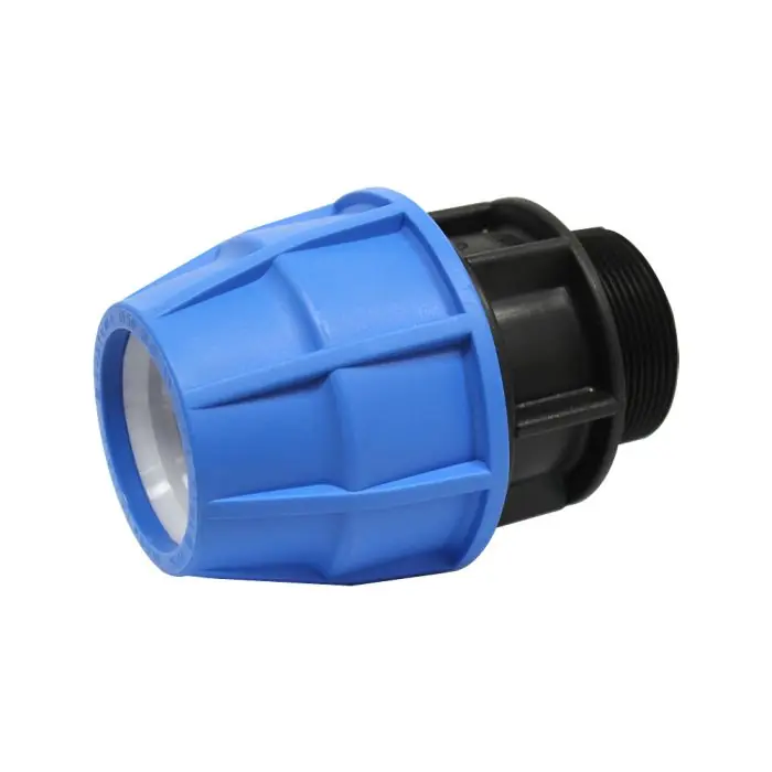Raccord plastique tube PE Ø50 - Droit Mâle augmenté 2" (50/60) - Sferaco Marque