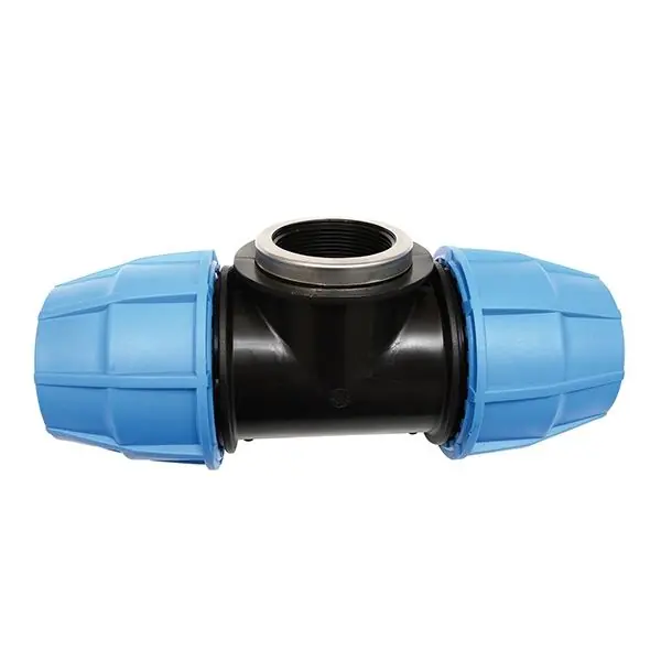 Raccord en Té taraudé femelle 2" (50/60) pour tube PE Ø63 - Sferaco Achetez Aujourd'hui