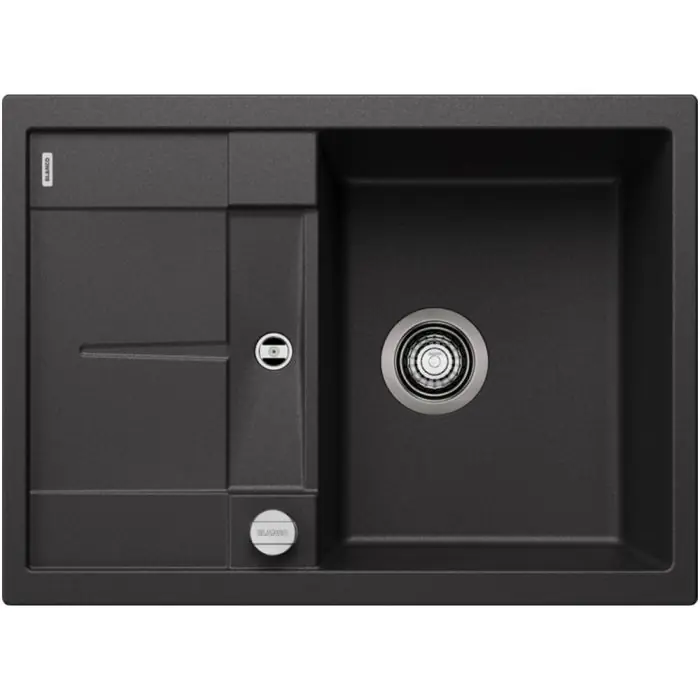 Haute Qualité Évier de cuisine Metra 45 S compact anthracite - sous-meuble 45 cm - 680 x 500 x 190 mm - vidage automatique - Blanco