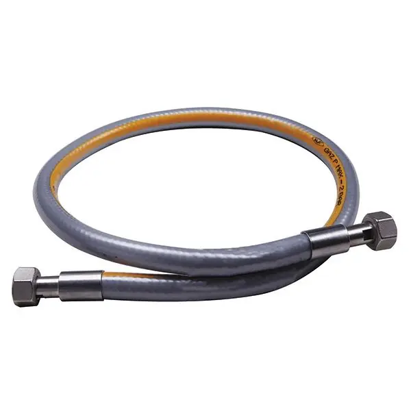 Prix Choc Flexible inox haute pression 1,5m NF - écrou G 1/2" - max 2 bar