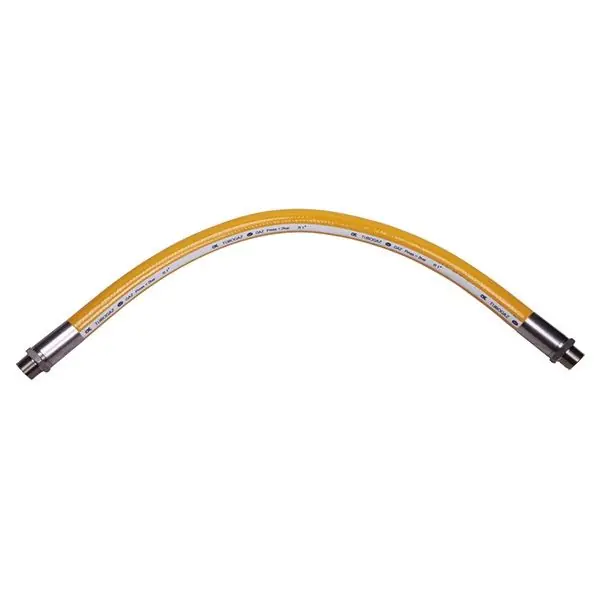Certifié Flexible inox haute pression 1,5m NF – écrou G 3/4&Prime; – max 2 bar