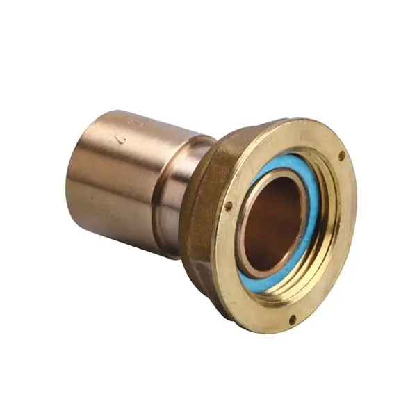 1 Raccord 2 pièces compteur gaz à braser – NF – écrou 25/50 – cuivre Ø42 – Gurtner Quantité Limitée