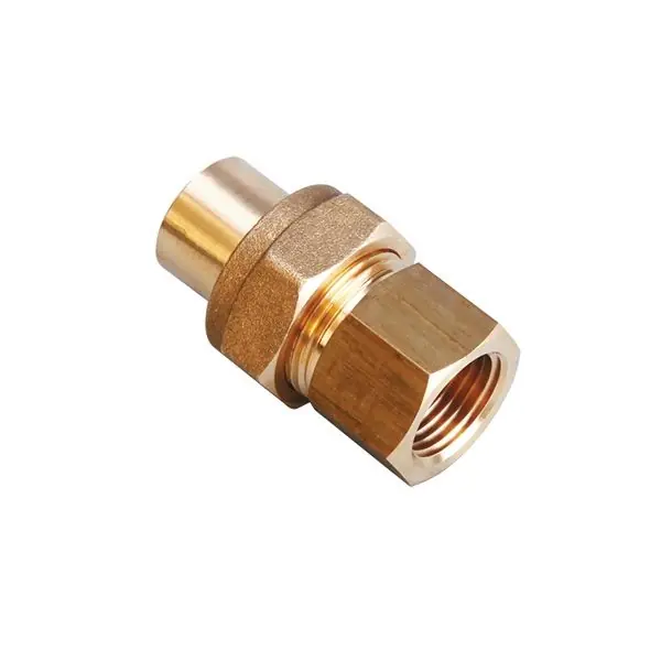 Quantité Limitée 1 Raccord NF 3 pièces à visser femelle 2" (50/60) - à braser tube cuivre Ø54 - DN50 - Gurtner