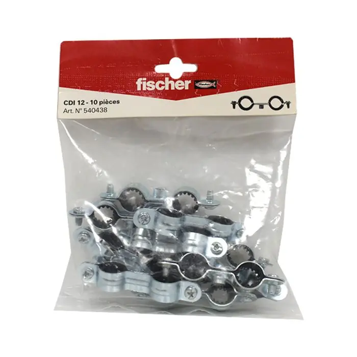 10 colliers double isophonique 7×150 Ø12 – Fischer Vente Flash