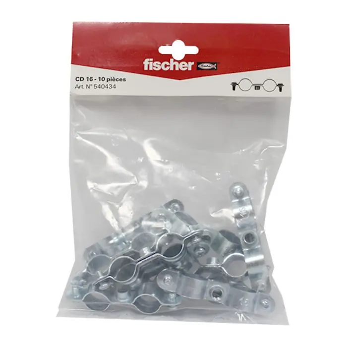 10 colliers double 7×150 Ø16 – Fischer Meilleur Choix