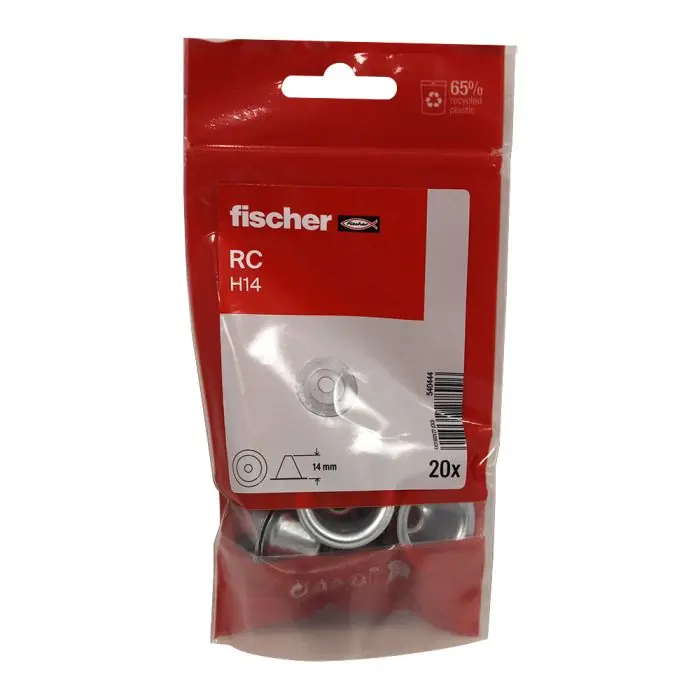 Dernière Chance Rosace conique Fischer RC hauteur 14 mm - 20 pièces - Fischer