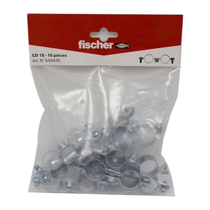 Bon Plan 10 colliers double 7x150 Ø18 - Fischer