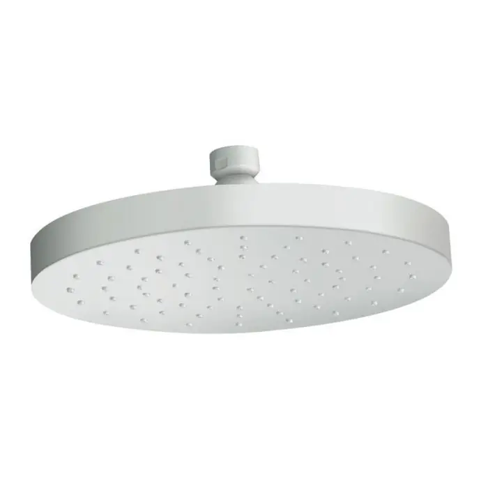 Quantité Limitée Pomme de douche laiton Ø19 cm TRIVERDE Whitemat – Cristina Ondyna