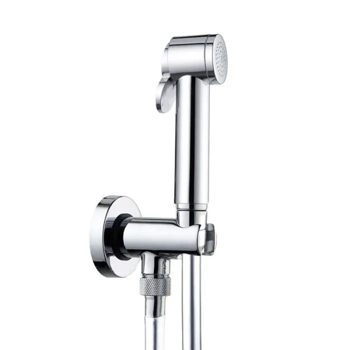 Pack douchette WC jet de pluie en abs Chromé - Cristina Ondyna WC69051 Haute Qualité
