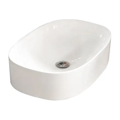 Vasque céramique Wild 60 cm à poser blanc – Ondyna WWL3081 Dernière Chance