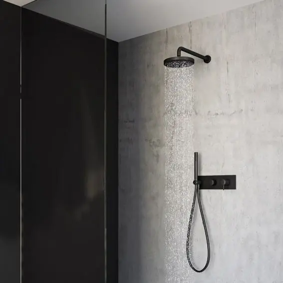 Pack douche mitigeur encastré TRIVERDE Blackmat -Cristina Ondyna XTV60813 Offre Limitée