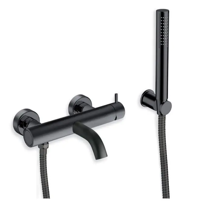 Robinet mitigeur Bain/douche avec douchette TRIVERDE Blackmat - Cristina Ondyna Achat Immédiat