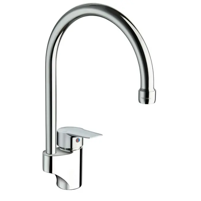 Produit De Marque Robinet mitigeur cuisine col de cygne OPEN Chromé – Cristina Ondyna OP52251