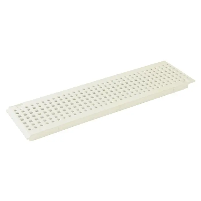 Grille piscine pvc 130 x 500 mm - pour caniveau Connecto - blanc - Nicoll Achetez Aujourd'hui