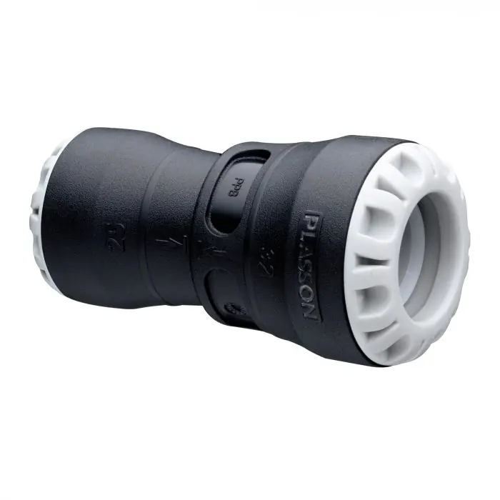 Manchon réduit encliquetable Ø50x32 tube PE - Série 1 - Plasson Commander Vite