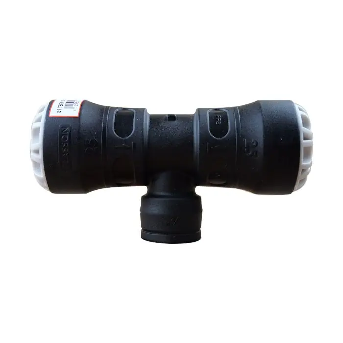 Té 90° encliquetable PE Ø25 - Taraudée femelle 1/2" Commander Vite