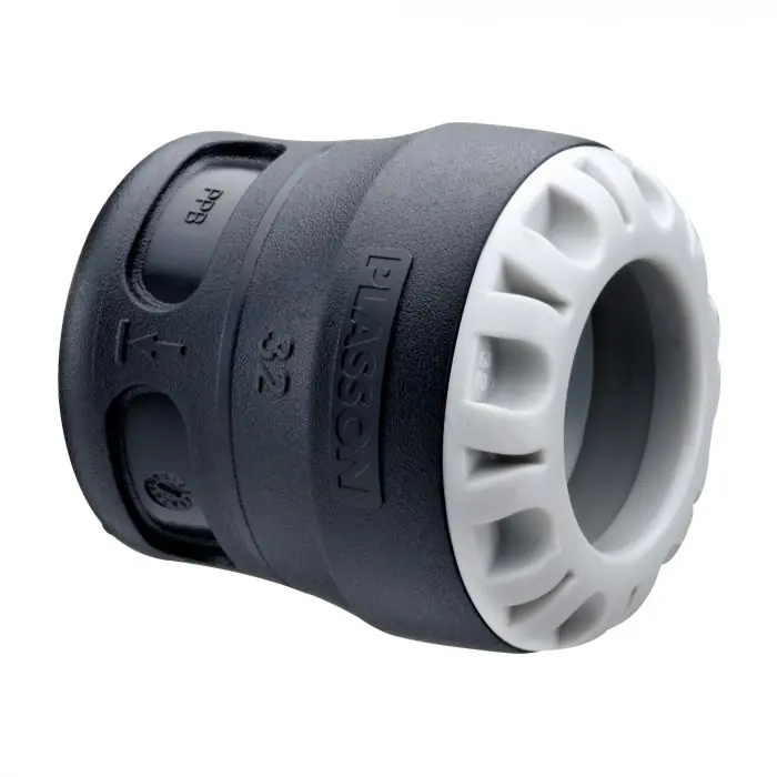 Remise Bouchon de fin de ligne encliquetable Ø50 tube PE - Série 1 - Plasson